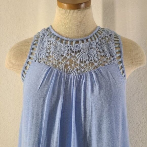 Altar'd State Womens Blue Casual dress halter Neck, size M - Picture 12 of 15